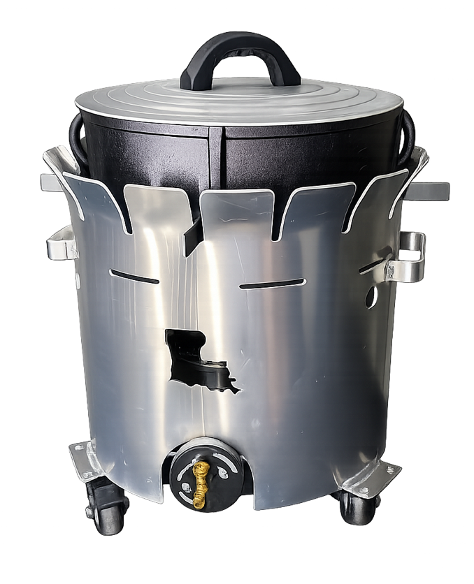 6 Gallon Aluminum Rolling Combo