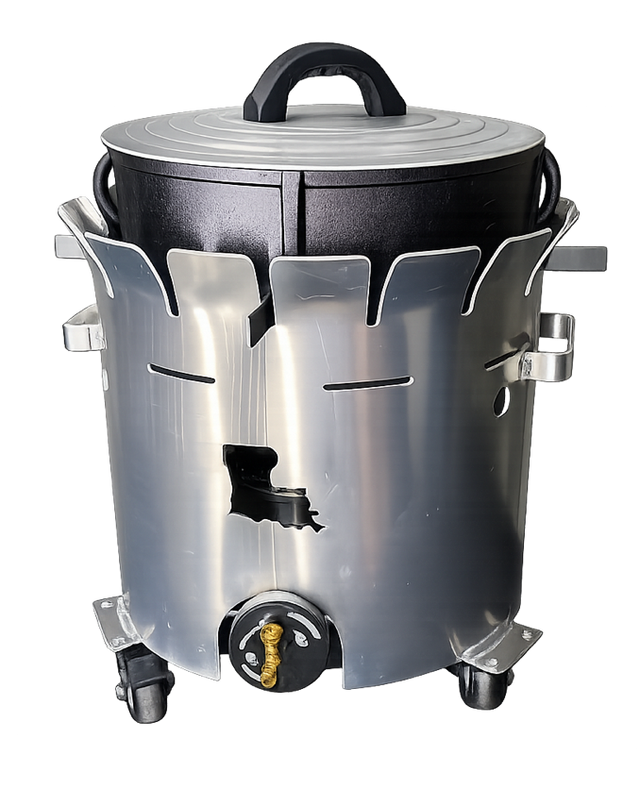 6 Gallon Aluminum Rolling Combo